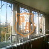 сварная решетка на лоджию